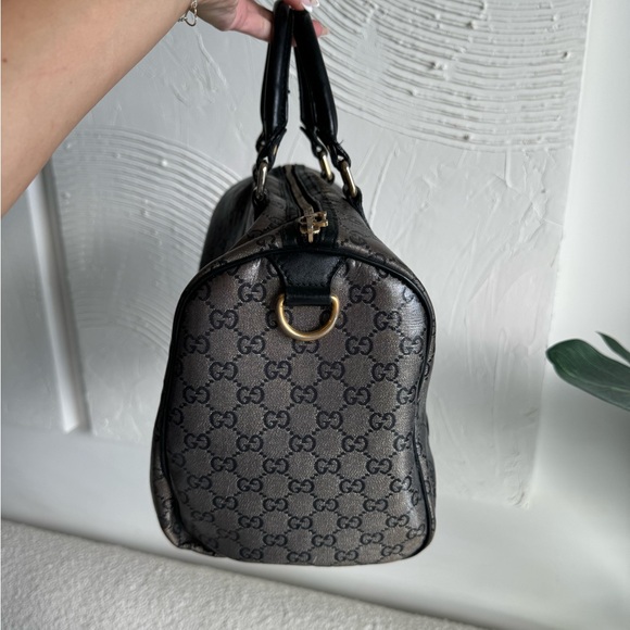 *SOLD** Gucci Monogram Crystal Canvas Boston Bag - Picture 4 of 11